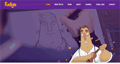 Desktop Screenshot of fudgeanimation.com